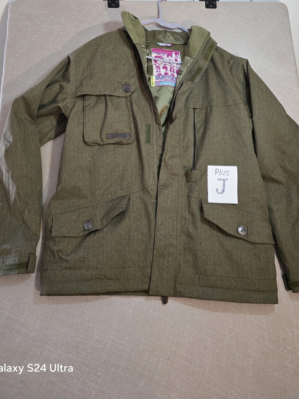 Burton Ski Jacket Women's Medium Olive Green